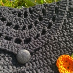 Flower Detail Crochet Bag