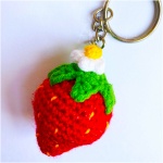 Sweet Strawberry Keychain