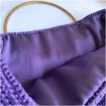 Purple Stylish Crochet Bag