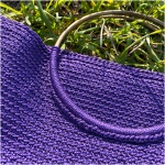 Purple Stylish Crochet Bag