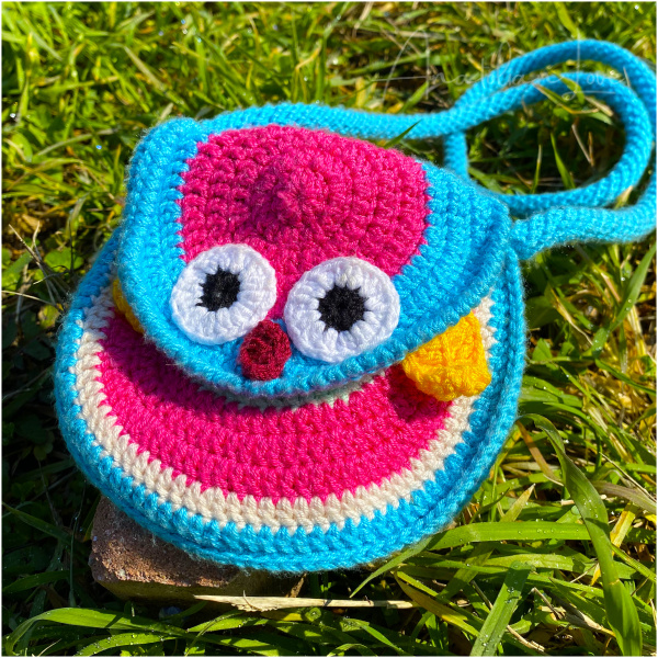 Handmade Colorful Owl Bag