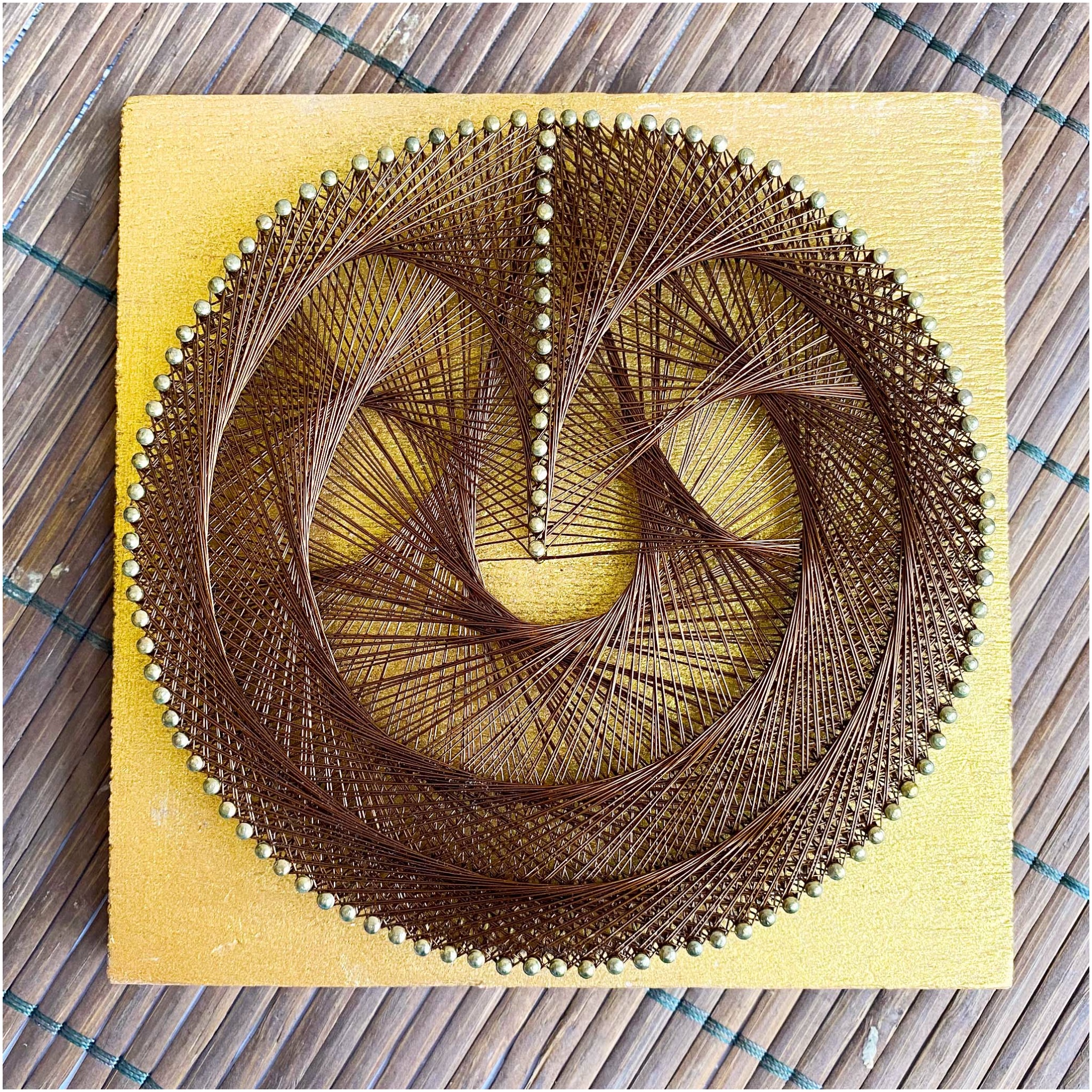 Abstract Brown Philography Wall Decor
